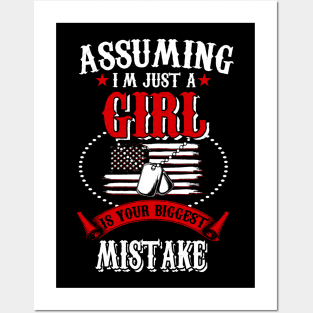 Assuming Girl Posters and Art